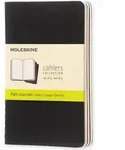 Moleskine Cahier Journals Blanko Notizb&uuml;cher P schwarz 3 St.