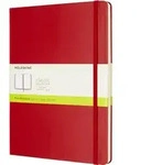 Moleskine Liniertes Notizbuch XL rot in hartem Einband