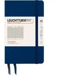 Leuchtturm 1917 Notizbuch A6, kariert, 187 Seiten, 80 g/m2, marineblau