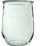 Weck Glas 1062 ml mit abgerundeter Basis