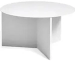 Slit Kaffeetisch 65 cm rund wei&szlig;