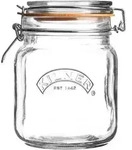 Square Clip Top Glas 1 l