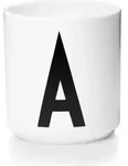 Aj Becher Buchstabe A aus Porzellan