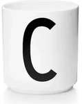 Aj Becher Buchstabe C aus Porzellan
