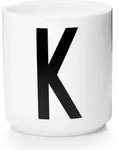 Aj Becher Buchstabe K aus Porzellan