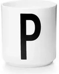 Aj Becher Buchstabe P aus Porzellan