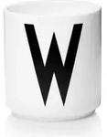 Aj Becher Buchstabe W aus Porzellan