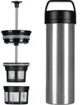Espro Ultralight P0 Touristischer Kafeebereiter geb&uuml;rsteter Stahl