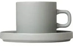 Pilar Becher 200 ml mirage grey mit Untersetzer 2 St.