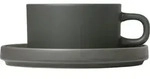 Pilar Tasse 170 ml agave green mit Untersetzer 2 St.