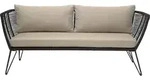 Mundo Sofa schwarz-beige
