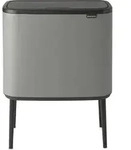 Bo Touch Bin M&uuml;lleimer 3 x 11 l mineral concrete grey