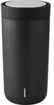 To-Go Click Thermobecher 400 ml Schwarz metallisch aus doppelschichtigem Stahl