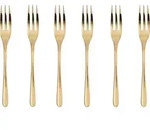 Taste Kuchengabeln goldfarben 6 St.