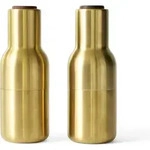 Bottle Grinder Pfeffer-, Salz- oder Gew&uuml;rzm&uuml;hlen geb&uuml;rstetes Messing 2 St.
