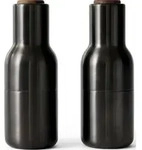 Bottle Grinder Pfeffer-, Salz- oder Gew&uuml;rzm&uuml;hlen gebr&auml;untes Messing 2 St.