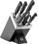 Four Star Selbstsch&auml;rfender Block mit 5 Messern und Scheren schwarz