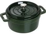 La Cocotte Topf 2,6 l gr&uuml;n aus Gusseisen gefertigt