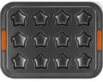 Le Creuset Cupcake-Form Sternemuster mit Antihaftbeschichtung
