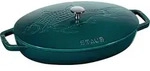 Staub Fischbr&auml;ter 2,8 l oval meerblau