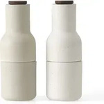 Bottle Grinder Salz- und Pfeffer- oder Gew&uuml;rzm&uuml;hlen sandfarbig aus Keramik 2 St.