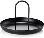 Singles Serviertablett schwarz