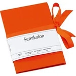 Uni Leporello Fotoalbum senkrecht orangefarben