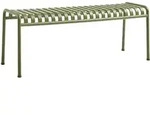 Palissade Gartenbank 120 cm, olivgr&uuml;n