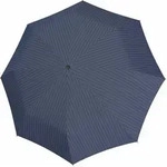 Carbonsteel Magic Regenschirm gestreift, marineblau