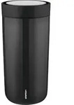 To-Go Click Thermobecher 400 ml schwarz aus doppelschichtigem Stahl