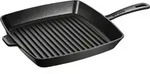 Staub Grillpfanne 26 cm quadratisch schwarz aus Gusseisen