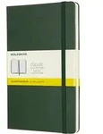 Moleskine Kariertes Notizbuch L 240 Seiten Waldgr&uuml;n harter Einband