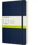 Moleskine Classic Blanko Notizbuch L 400 Seiten blau weicher Einband