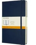 Moleskine Classic Liniertes Notizbuch L 400 Seiten blau harter Einband