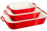 Staub Backformen rot 3 St.