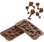Scg33 Choco Keys Form f&uuml;r Schoko-Pralinen Silikon