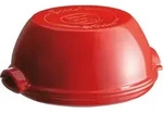 Emile Henry Brotbackform rund 5,2 l, rot