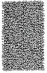 Rocca Badezimmer-Teppich 60 x 100 cm silberfarben