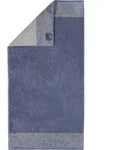 Two-Tone Handtuch 50 x 100 cm dunkelblau