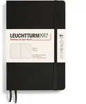 Leuchtturm 1917 Notizbuch Softcover B6+ dotted, 123 Seiten, schwarz, 80 g/m2