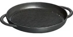 Staub Grillpfanne 26 cm schwarz mit zwei Griffen