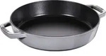 Staub Pfanne 26 cm graphitfarbig mit zwei Griffen