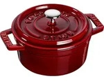 Mini Cocotte Topf 250 ml Grenadine aus Gusseisen gefertigt