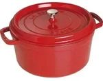 La Cocotte Topf 8,35 l rot aus Gusseisen gefertigt