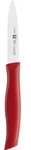 Twin Grip Gem&uuml;se- und Obstmesser 9 cm rot