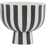 Toppu Schale 15 cm, schwarz-wei&szlig;