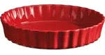 Emile Henry Tarteform tief, 28 cm, rot, Keramik
