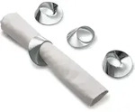 Swirl Serviettenringe 4 St.