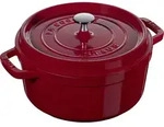 La Cocotte Topf 3,8 l kastanienbraun aus Gusseisen gefertigt