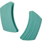 Le Creuset K&uuml;chenhandschuhe azurblau aus Silikon 2 St.